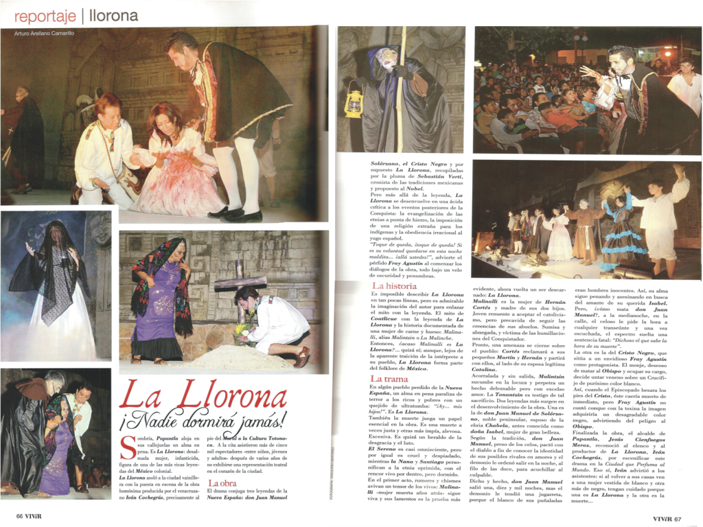 Nota de prensa La Llorona